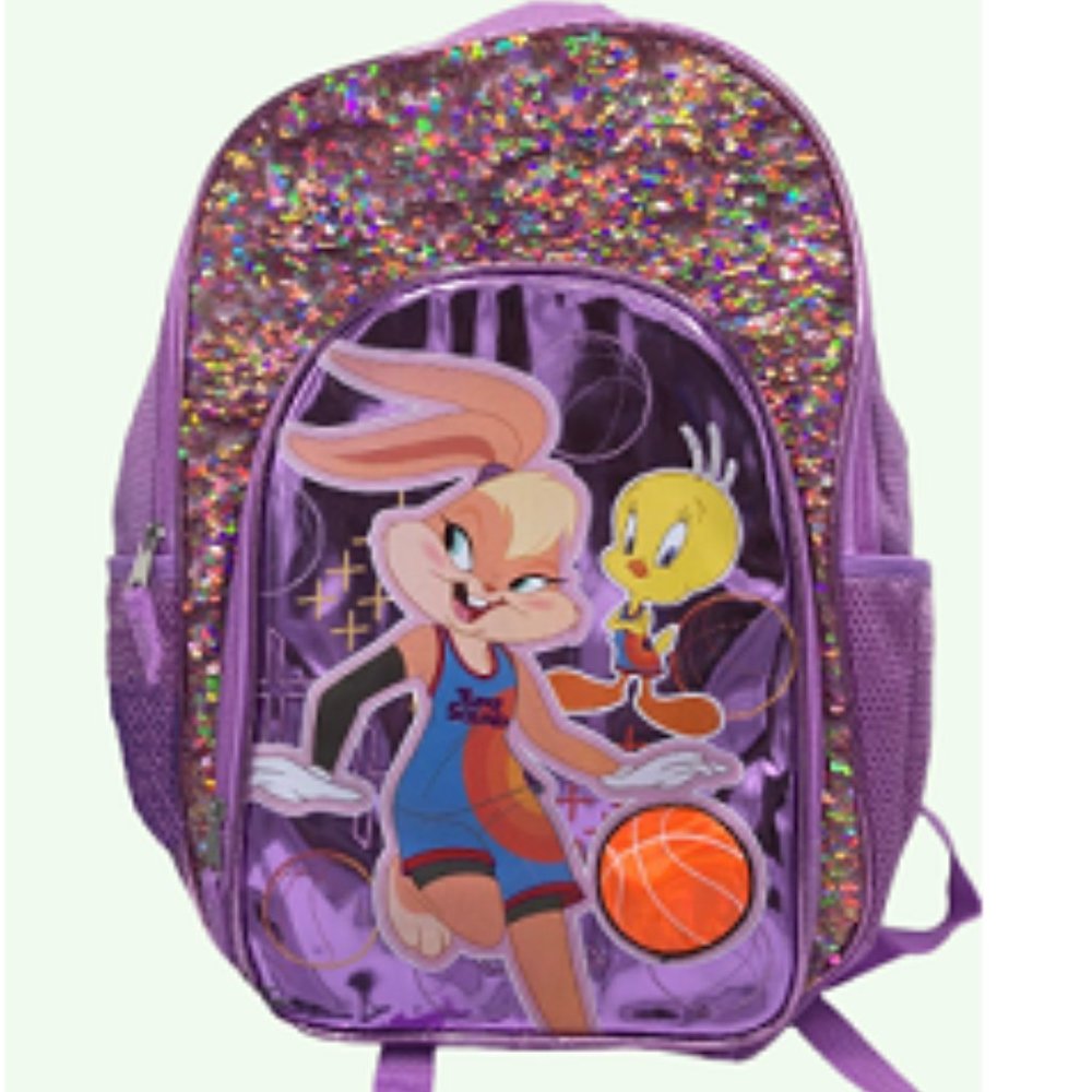 Looney Tune Squad Girl's Backpack        Sparkly Sequins